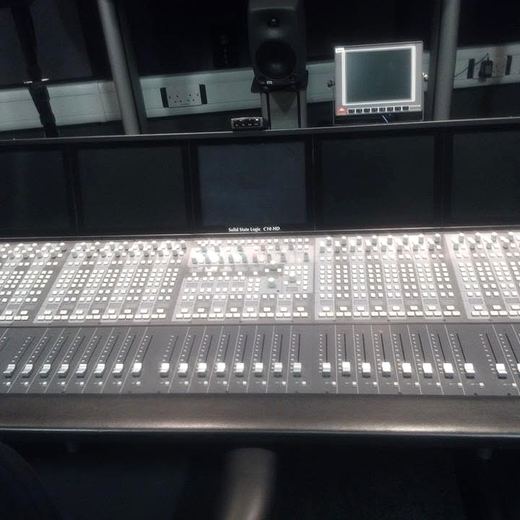 Broadcast & sound engineering studio, UK