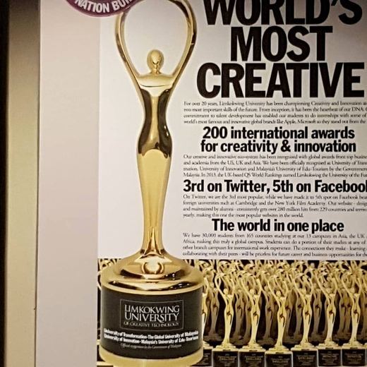 Limkokwing University international awards showcase