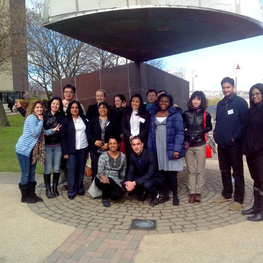 Campus orientation with international students, UK
